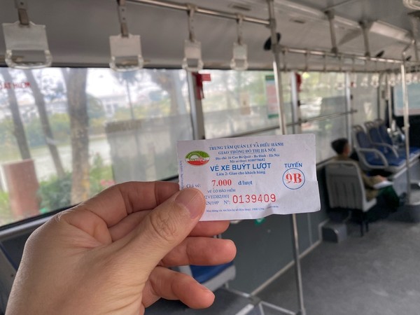 하노이 시내버스 요금 @뉴스코리아 이웅연특파원 