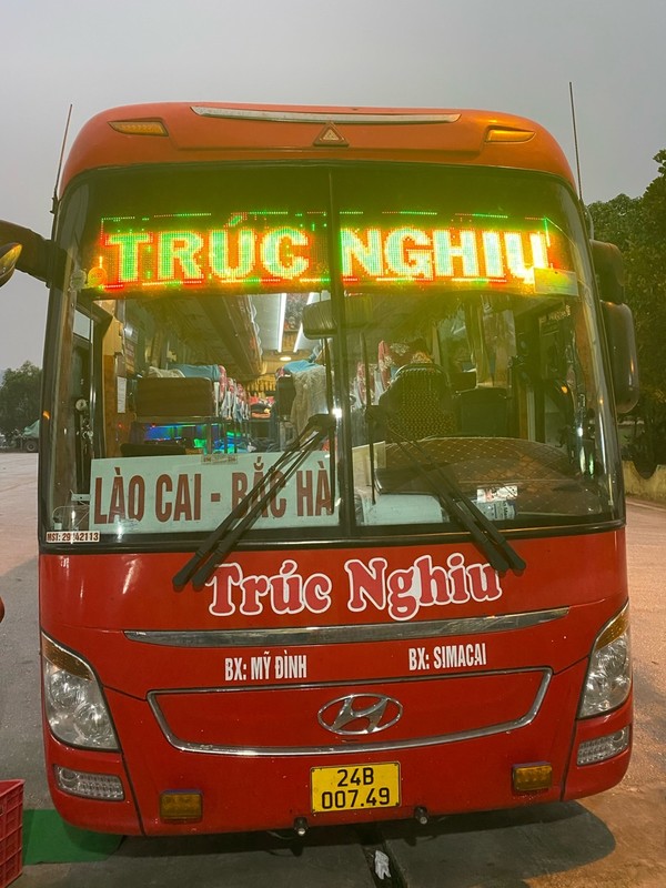 하노이에서 박하가는 슬리핑 버스 @뉴스코리아 이웅연 특파원 