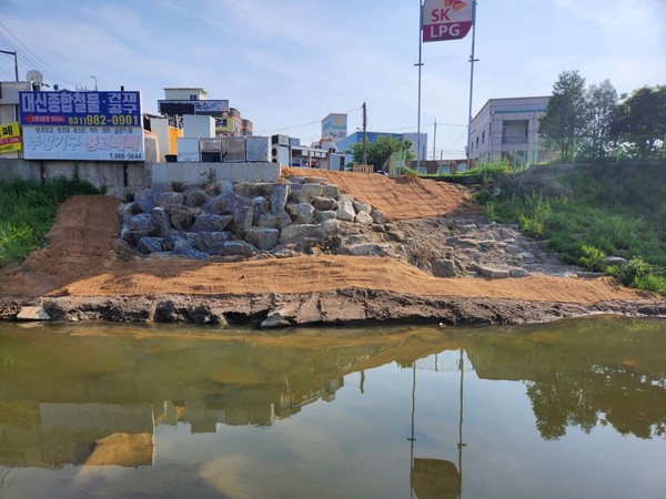 (구) 황금교 철거 후 사진 @김포시 제공