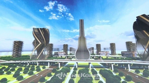 생태도시 아스만(Eco City Asman) 조감도 @뉴스코리아 김상우 특파원