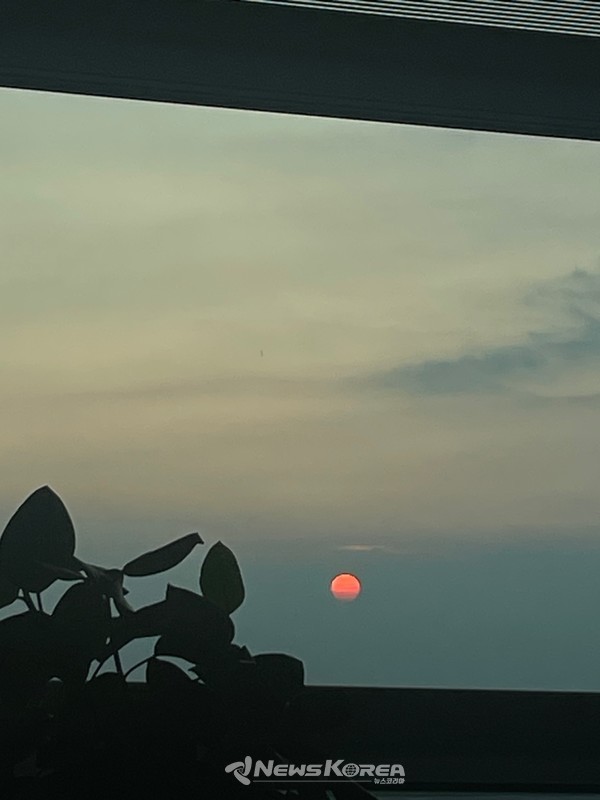 붉은 달 @뉴스코리아 이수진 기자