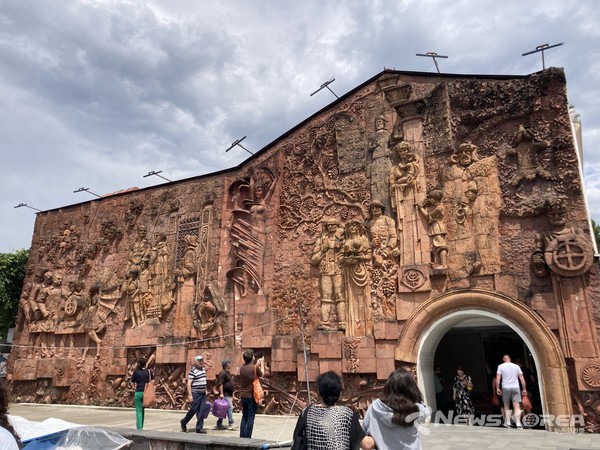 그린 바자르, 조지아의 역사가 담겨있다. @뉴스코리아 손다희 특파원