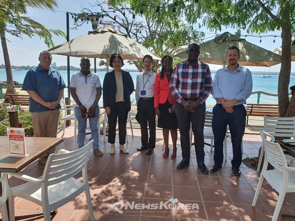 탄자니아 파견된 안전담당자 회의(JICA, KOICA, PEACE Corps) (2022년, 탄자니아 다레살람) @본인 제공