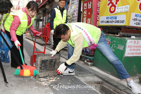 장마대비 빗물받이점 @도봉구 제공