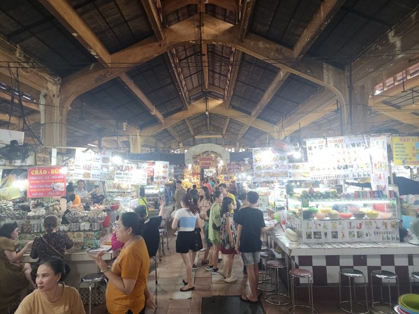 벤탄시장 실내모습 @뉴스코리아 이웅연 특파원 