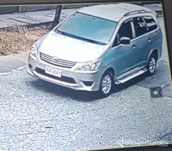 납치에 사용된 범인의 차량 @독자제공