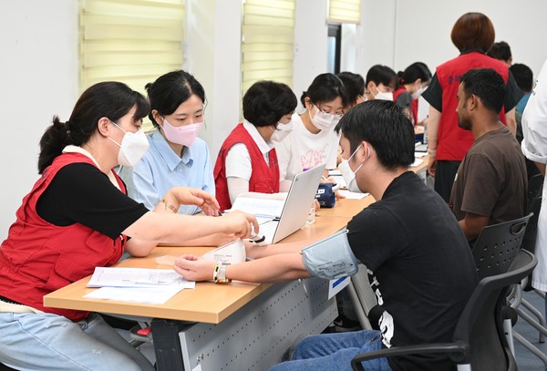 외국인 무료 진료 현장 @음성군