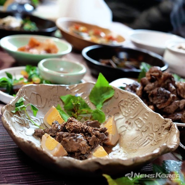 지리산 ‘금향다원’ 음식 @뉴스코리아