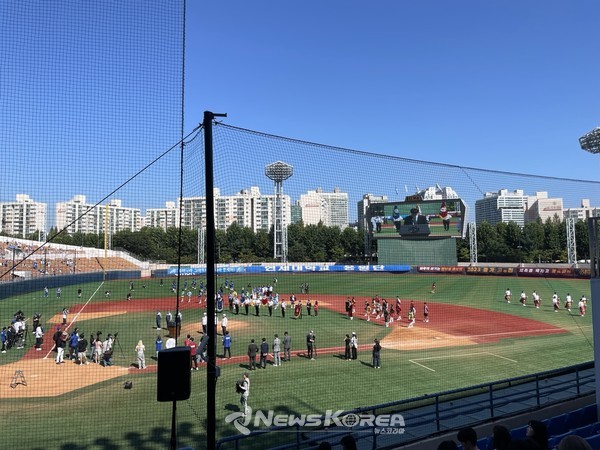 목동야구장 개막식 @뉴스코리아 이수진 기자