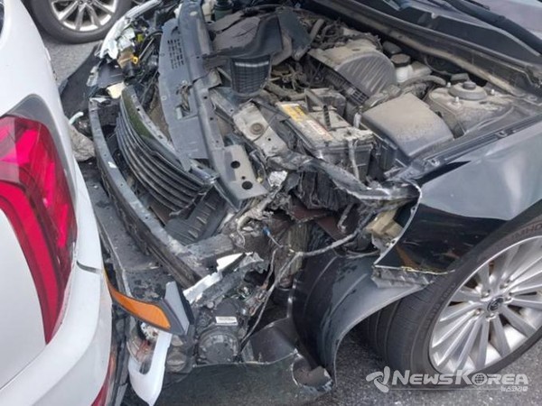 교통사고  현장 사진 @뉴스코리아 포토DB