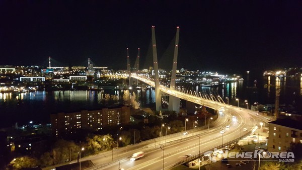 독수리 전망대에서 저녁무렵 바라본 야경 @뉴스코리아 최신 특파원