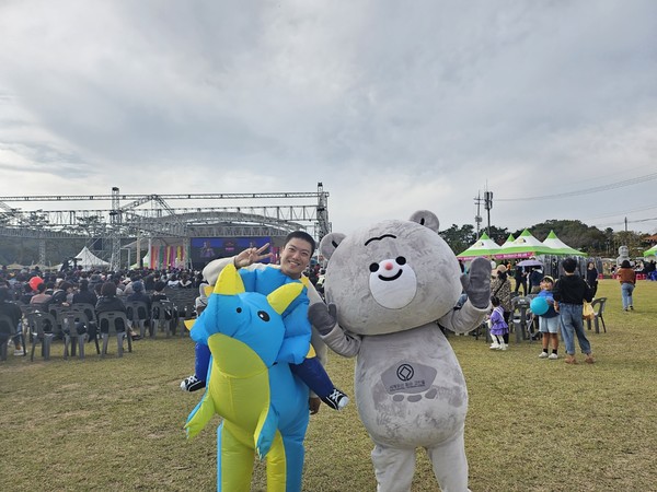 행사장 곳곳에 볼거리 풍성, 화순군 캐릭터들 @뉴스코리아 김여진 기자