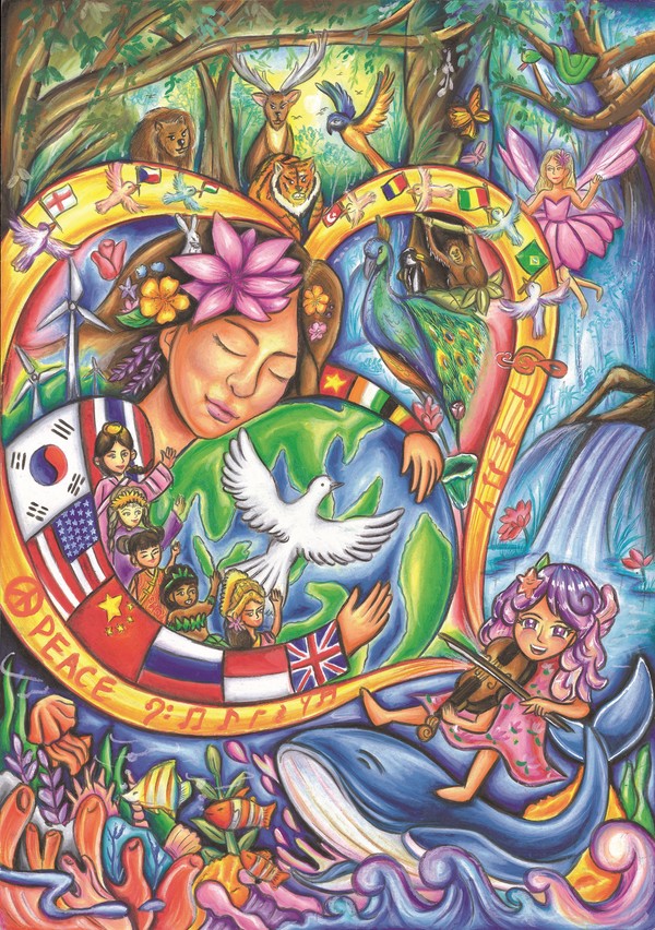 금상 수상작(고등부)_클라리사 요슬린(인도네시아) @ IWPG 제공