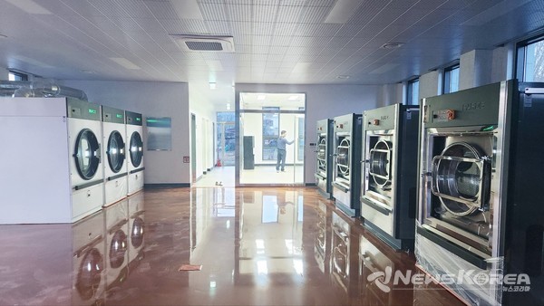 화순 사평 빨래방 내부  @화순군