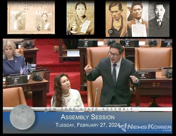 미국 뉴욕주의회가 지난달 27일(현지시간) 33.1운동 105주년을 맞아 3월 1일을 ‘유관순의 날’로 제정하는 내용이 담긴 결의안을 채택했다.@천안시