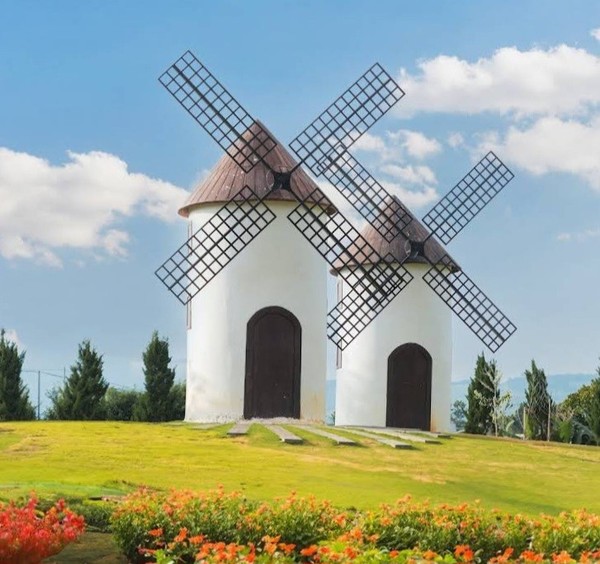 그림같은 풍경의 풍차 @뉴스코리아 이웅연 특파원 