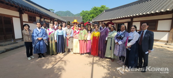 외교관 한국언어문화 연수생 관광 @아산시