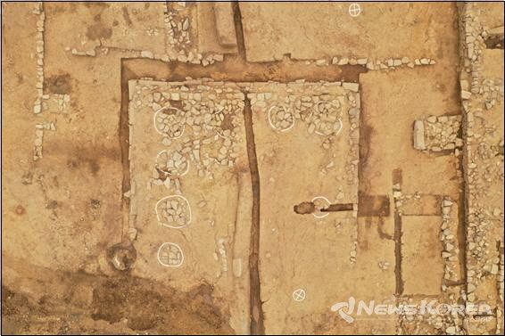 추정 금당지 전경 @아산시