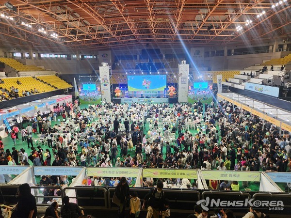 시는 지난 5일 유관순체육관에서 어린이날 기념행사 ‘오늘은 놀자! Let’s Play 천안’를 개최했다. @천안시