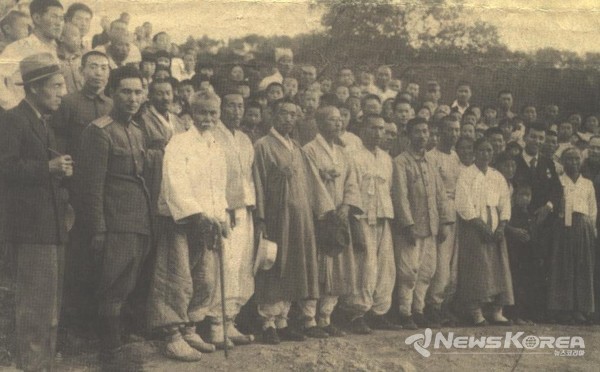 김일성 만경대 동네 방문 @뉴스코리아 포토 DB