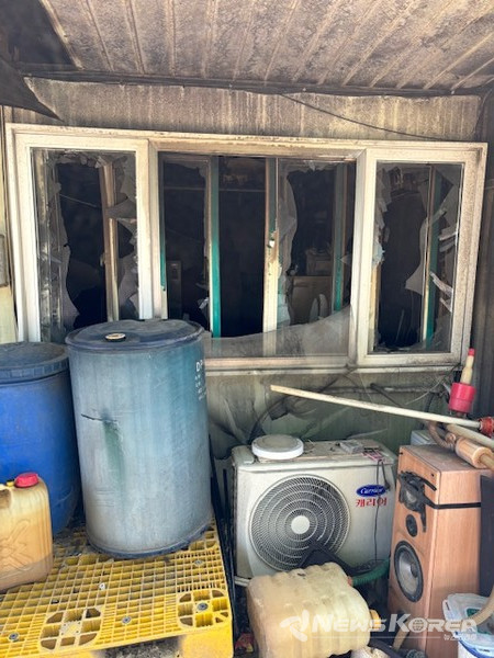 화재 피해 현장 @음성군