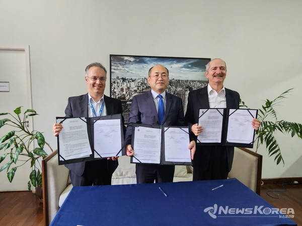 제2외국어로 한국어를 공식 지정하는 한국어 교육지원에 관한 업무협약(MOU) 체결 @뉴스코리아 고준영 특파원