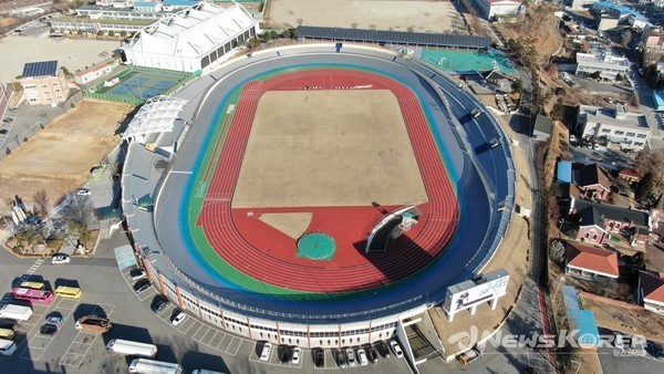 음성종합운동장 전경 @음성군