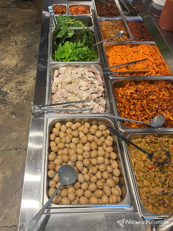 ▶ 시내 가심비 식당 - 산라한(한식뷔페) : 제주시 북성로 4 1층@제주관광공사