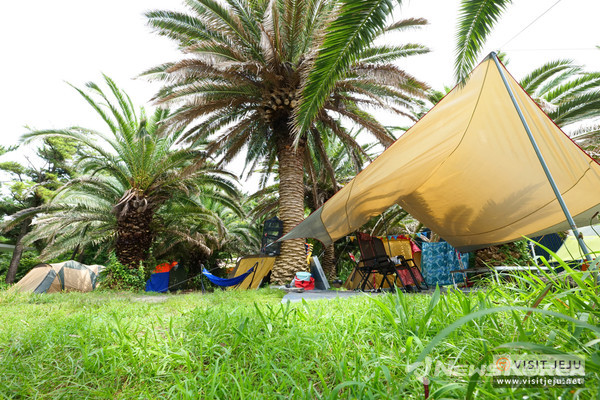 ▶ 협재/금능 해수욕장 야영장 @제주관광공사