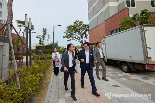 ‘찾아가는 공동주택 현장간담회’ 를 아산배방 LH15단지에서 가졌다. @아산시