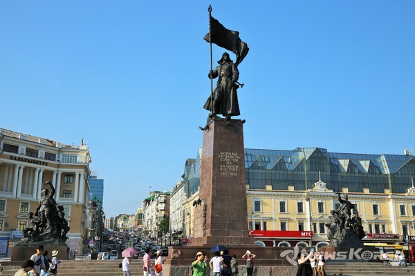 블라디보스토크의 상징 혁명광장 @뉴스코리아 최신 특파원