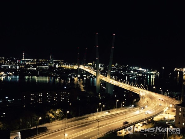 독수리 전망대의 밤 9시 이후 야경 @뉴스코리아 최신 특파원