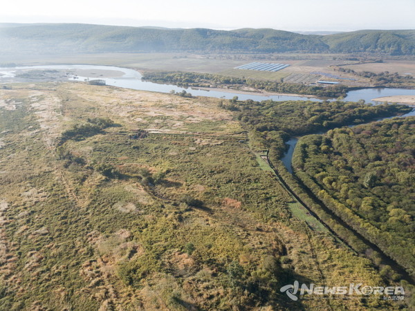 스타로레첸스코예 평지성과 주변(항공사진 촬영) @문화재청