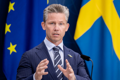 폴 욘손 스웨덴 국방부 장관 @스웨덴 외교부
