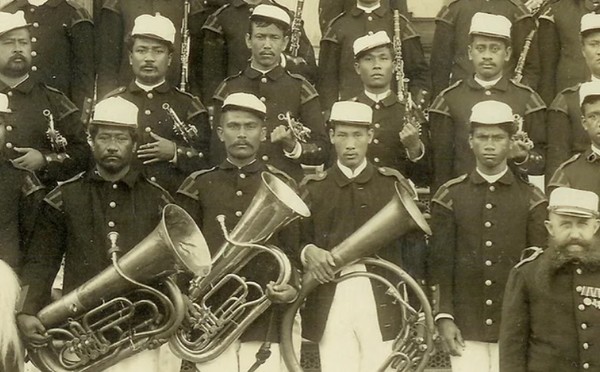 Royal Hawaiian Band의 설립 초기 단원들 @Royal Hawaiian Band 홈페이지 갈무리