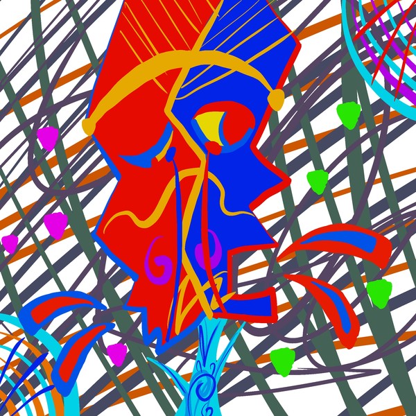 치매는 '인지장애'로부터 출발한다. 치매환자를 두개의 얼굴을 가진 '망령'으로 보는 인식 대신 혼란의 시력으로 자기 얼굴을 찾지 못하는 '도움의 대상'으로 바라보는 것은 어떨까. @그림 김나혜