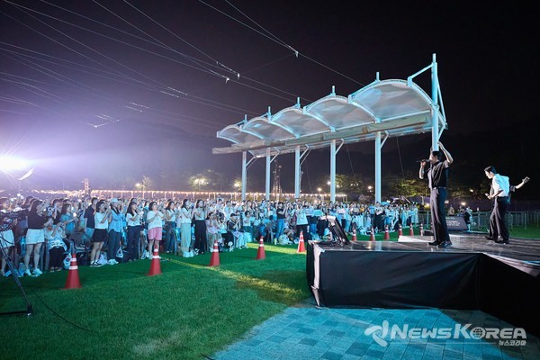 아산시 썸머페스티벌, 신정호 여름밤 뜨겁게 달궈 @아산시