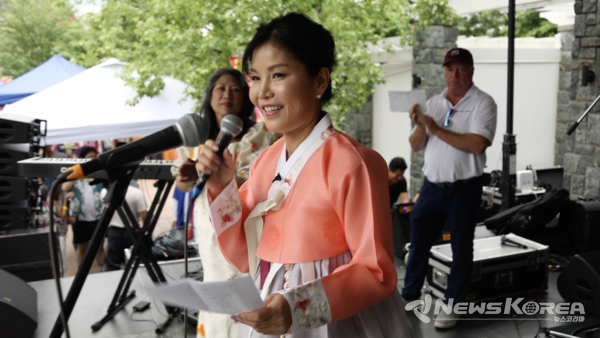 2024년 5월 미국 버지니아주 페어팩스시 아시안 페스티벌을 방문한 임소정 @재외동포협력센터