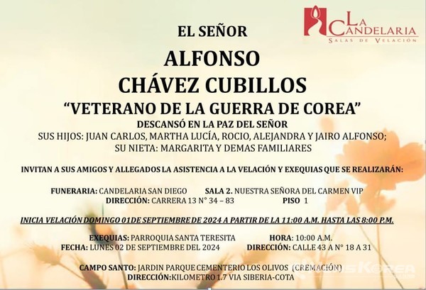 부고장 @김선훈 선교사