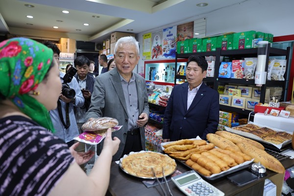 고려인 민생현장을 시찰하는 재외동포청장 @재외동포청