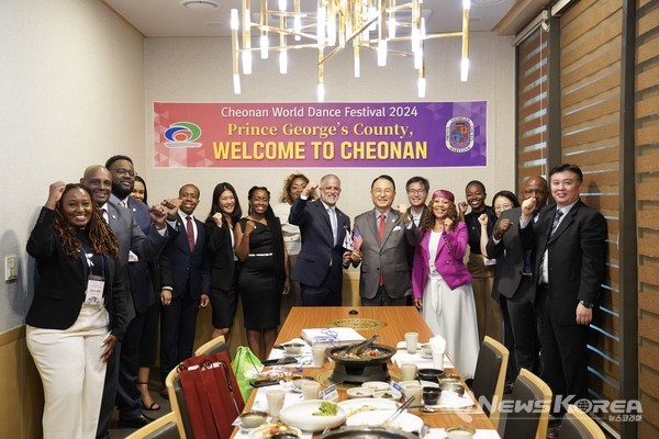 천안시는 ‘천안흥타령춤축제 2024’ 개막에 맞춰 국제교류도시를 초청했다. @천안시