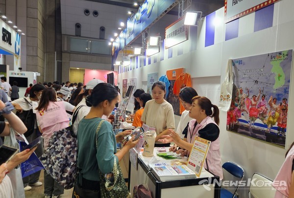 일본 도쿄 투어리즘 엑스포서 음성품바축제 홍보 @음성군