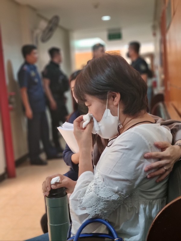 엄정한 재판결과를 기대 했으나 주범 룸라오의 무죄 선고로 실의에 빠진 故지익주씨의 부인 최경진씨 @뉴스코리아 이창호 특파원