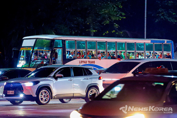 마닐라 러시아워 @뉴스코리아 이재숭 특파원