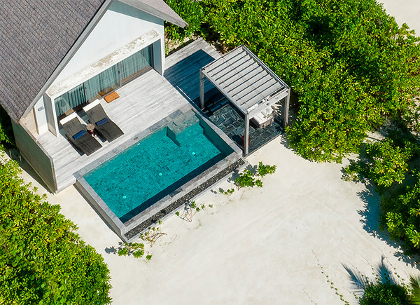 몰디브 마디푸시 프라이빗 아일랜드 리조트의 세레네(비치)빌라 풍경 @팜투어