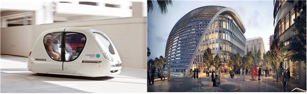 마스다르 시티는 빠르게 성장하는 주거지역, 청정 기술 클러스터, 비즈니스 프리 존, 레스토랑, 상점, 공공녹지 등이 조직적으로 배치된 저탄소 개발 지역이다 @야나트립