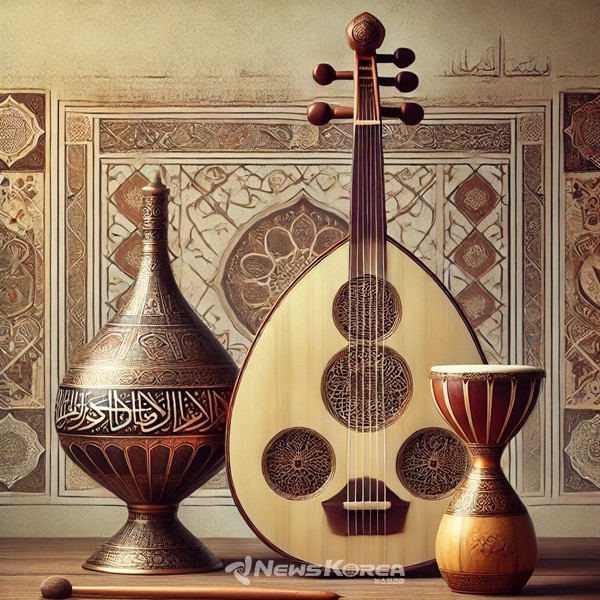 '우드'(oud)와 '더르부카'(darbuka) @뉴스코리아 포토 DB
