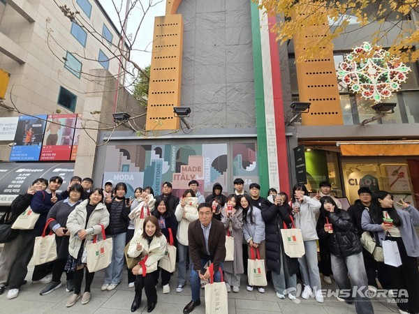 미슐랭 스타 셰프 마스터 클래스에 참가한 충남도립대학교 호텔조리제빵학과 학생들 @충남도립대학교