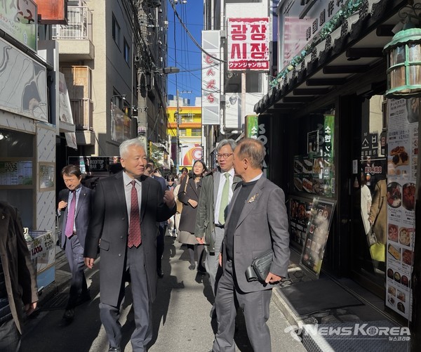 11월 30일에 진행된 신오쿠보 민생현장 방문 @재외동포청