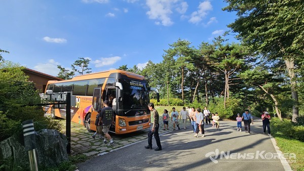 천안시티투어 운영 모습 @천안시